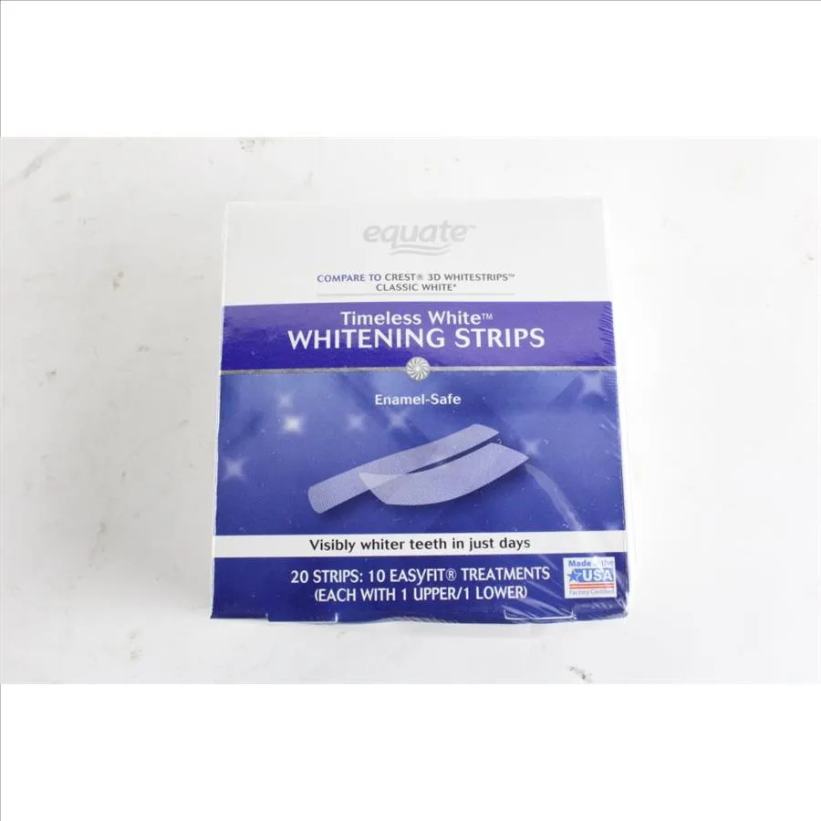 24769 equate ultra whitening strips packaging