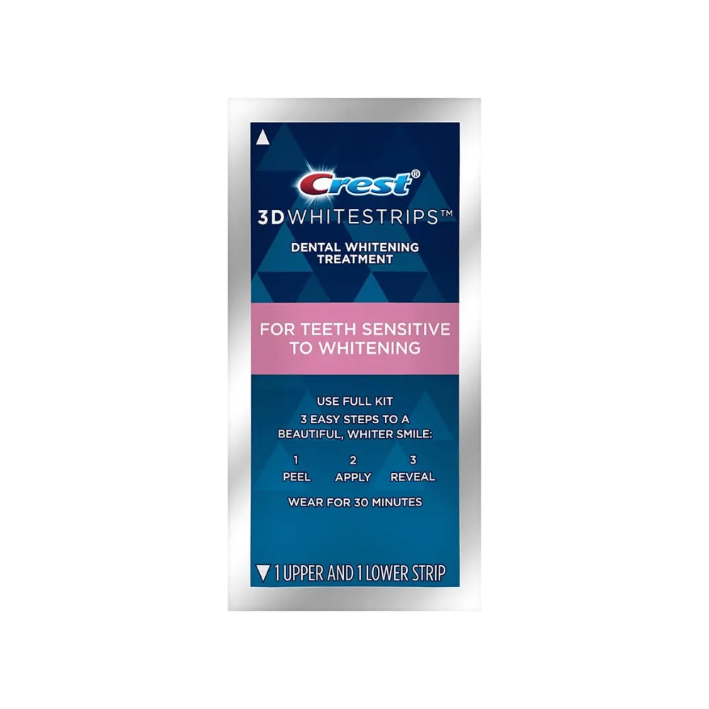 24826 crest whitening strips application