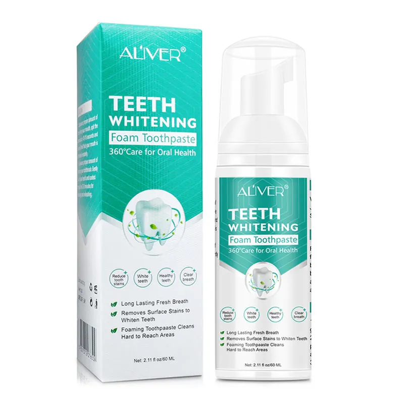24860 teeth whitening foam oral hygiene