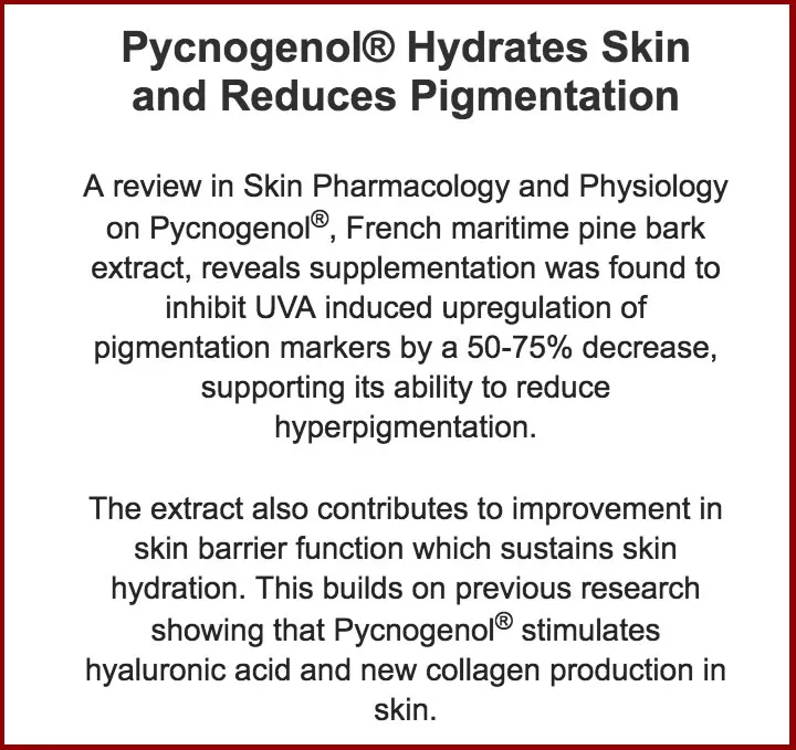 24958 pycnogenol skin whitening image1