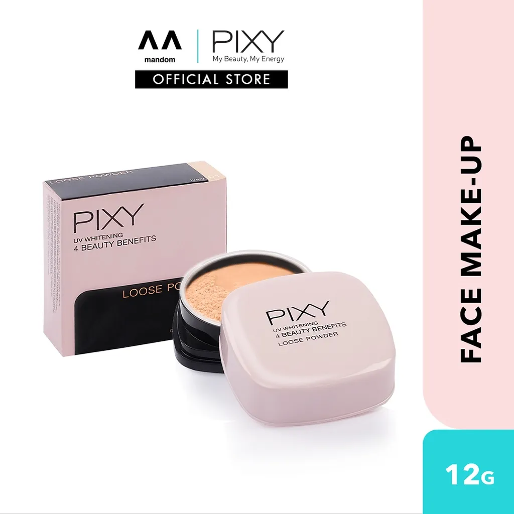 24966 pixy whitening loose powder before after